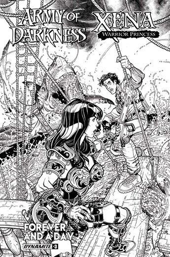 Army of Darkness / Xena Warrior Princess Forever...and a Day #3 Variant